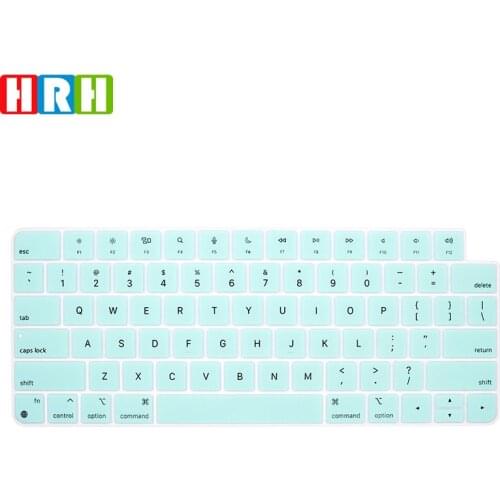 HRH Control Keyboard Covers Protector for Newest Apple iMac 24 inch Magic Keyboard with Touch ID Model A2449 iMac Magic M1 Chip