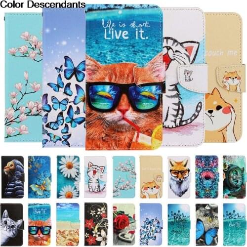 Y5p 2020 Case For Huawei Y5p Y5 2019 Leather Wallet Flip Cover For Huawei Y5 Y 5 Lite Y5Lite 2018 Cartoon Protective Phone Cases
