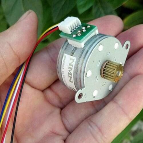 1pc four-phase five-wire stepping motor miniature 35MM 7.5 degrees stepping gear motor