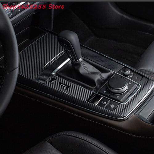 Gear Shift Frame Panel Decoration Cover Sticker For Mazda CX30 CX-30 2020 2019 2021 Accessories Interior Modification