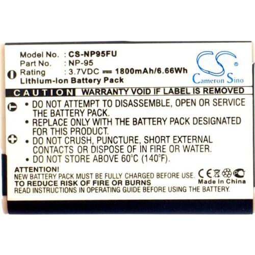 CameronSino for FUJIFILM FinePix F30 F31fd RICOH GXR GXR-A12 GXR-S10 NP-95 DB-90 battery