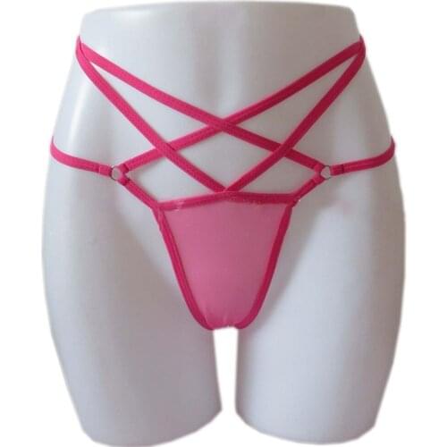 Men Sexy G-String Thong Breathable Pouch T-Back Mini Bikini Jockstrap Underwear Sexy Lingerie Mens Thongs Sissy Panties Briefs