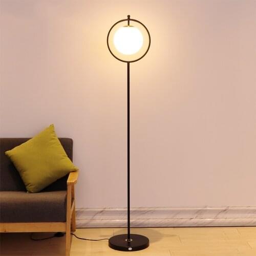 Nordic floor lamp E27 modern standing lamp frosted glass ball floor light living room lighting house lighting
