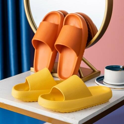New EVA Fashion Simple Mens And Womens Slippers Indoor Household Non-slip Bathroom Sandals And Slippers For Lovers LJK
