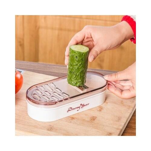 Cucumber slicer peeler multi-functional kitchen shredder turnings clicer 18.7*8.2*4.5cm Free shipping