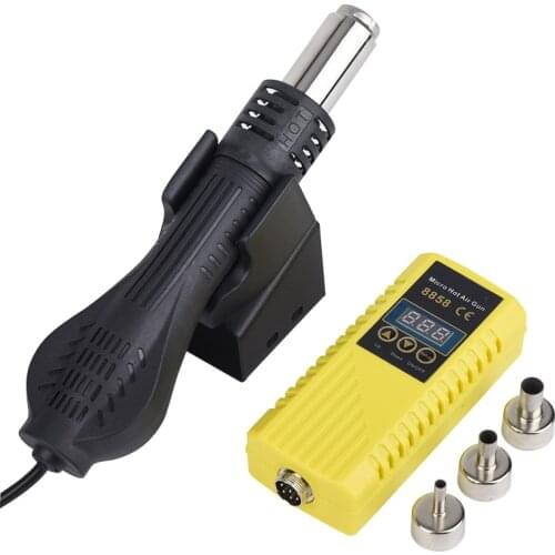 JCD 700W Hot Air Gun LCD Digital Micro Rework Soldering Station 8858 Hair Dryer for Soldering Heat Gun Welding Repair Tools