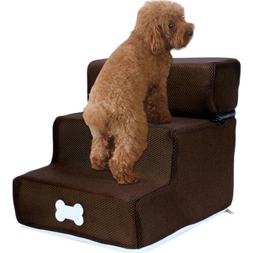 New Dog House Pet Dog Stairs Detachable Three-story Stair Removable Washable Ladder Cat Stair