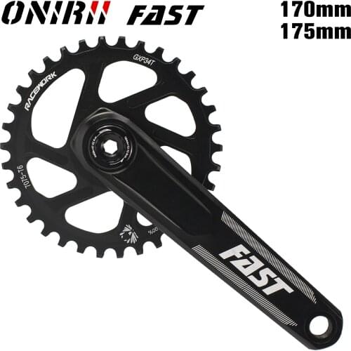 ONIRII FAST 10 11 12 Speed MTB BIKE Aluminum alloy Crankset For Bicycle 170 / 175mm, 32T 34T 36T 38T BB68/73 SRAM SHIMANO Deore