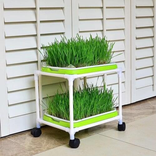 Special Planting pan/Pots Balcony vegetables plastic hot sale Seedling tray sprout plate nursery pots tray box bonsai 2 layer