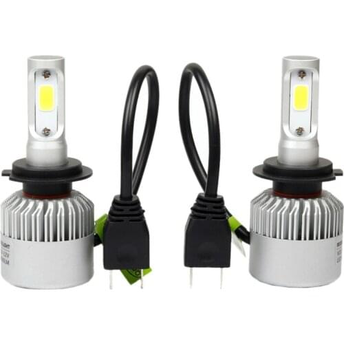 T3ED 9~30V H7 COB LED Headlight Conversion 80W Car Waterproof White Light Bulbs