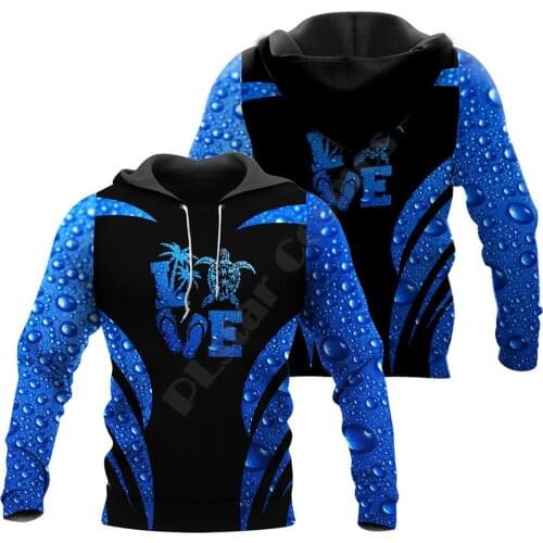 Love Sea Turtle Mandala 3D printed Hoodies sweatshirts Men for Women Fashion Hooded streetwear Pullover Drop shipping style-2