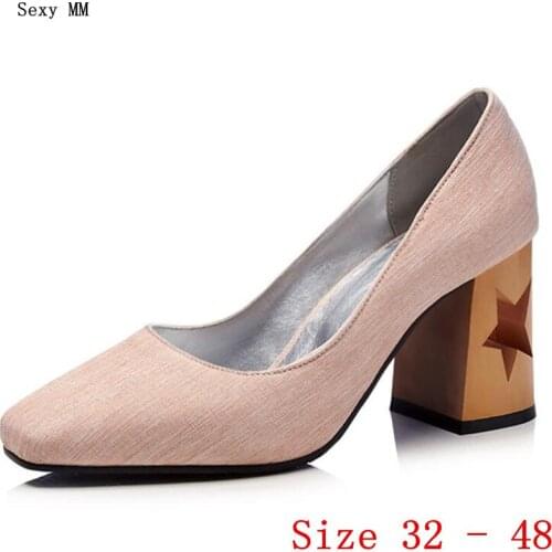 High Heels Women Pumps High Heel Shoes Stiletto Woman Wedding Shoes Small Plus Size 32 33 - 40 41 42 43 44 45 46 47 48