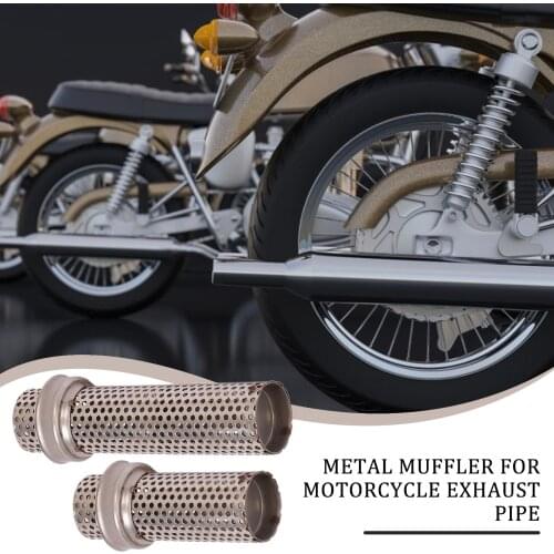 51mm Stainless Steel Motorcycle Exhaust Catalyst DB Killer Silencer Muffler Baffle For Yamaha For Suzuki Dit Bike Moped