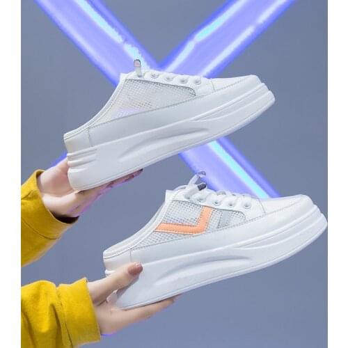 Womens Sports Shoes Fashion Womens Sneakers 2021 Mesh Breathable Lightweight and Comfortable Versatile Casual Beach Shoes