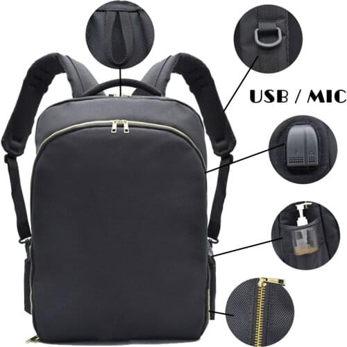 Waterproof Salon Hair Tools Hairdressing Bag, Large Capacity Hair Stylist Cosmetic Organizer Barber Tool Bags