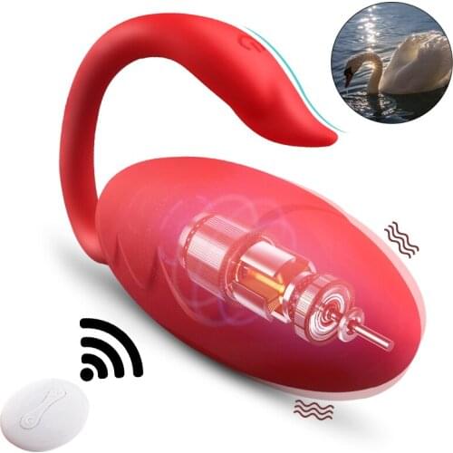 Female Vibrating Ball Vaginal Massage G-spot Stimulation Clitoris Stimulation Wearing Couple Flirting Swan Adult Sex Toy Product