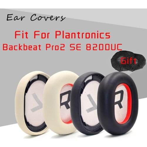 Earpads For Plantronics Backbeat Pro2 SE 8200UC Headphone Earpad Replacement Headset Ear Pads PU Leather Sponge Foam