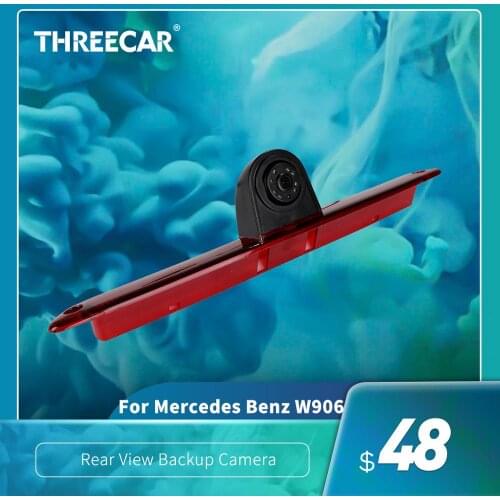 Car Brake Light Rear View Backup Camera For Mercedes Benz W906 Sprinter Volkswagen VW Crafter LED Light Parking Reverse Camera