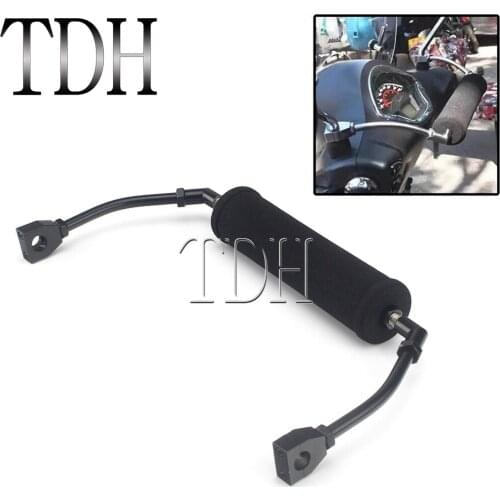 Black Scooter Motorcycle Kids Chest Protector Safety Driving Holder for Vespa GTV 250 300 GTS GT 125 200 250ie Steel Front Lever
