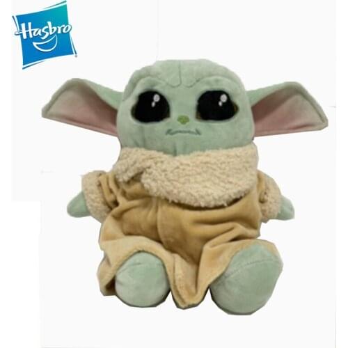 Hasbro Star Wars Baby Yoda Doll Stuffed Toys Anime Plush Cotton Desktop Ornaments Decoration Birthday Present Gift for Kids