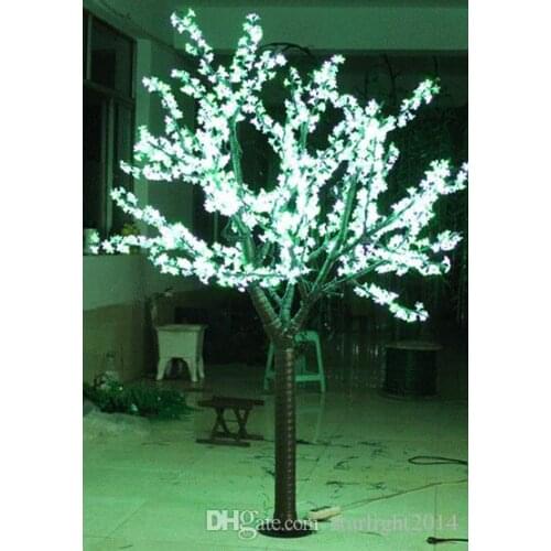 Artificial Cherry Blossom Tree lamp led Christmas tree Light 1040pcs LED Bulbs 2m/6.5ft Height 110/220VAC Rainproof Outdoor Use