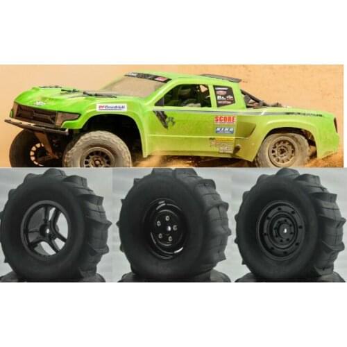 100mm 1.9" RC Rock Cralwer Beach Desert Wheels/Tires For 1/10 Axial SCX10 Cherokee Defender D90 D110 Tamiya cc01 RC8WD TF2 G2