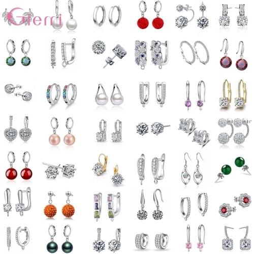 Modern Design 925 Sterling Silver Earrings Jewelry Sets For Women Girls Wedding Multiple Style Jewelry Accessory In One Set