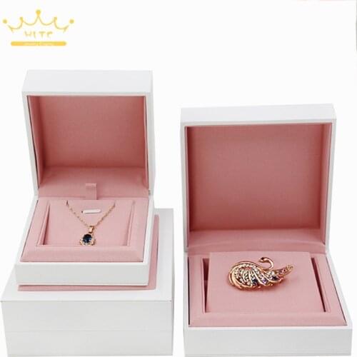 Jewelry Packaging Box Necklace Ring Box Pendant Box Earring Container Brooch Case Valentines Day Gift Box