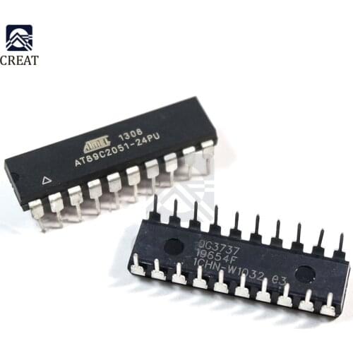 IC Chips AT89C2051-24PU AT89C2051 DIP-20 Microcontroller Orginal Integrated Circuits