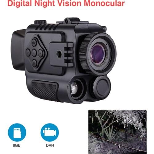 Portable Mini Infrared Night Vision 8GB Video Recording Monocular Digital Scope Telescope Long Range For Outdoor Hunting Sport