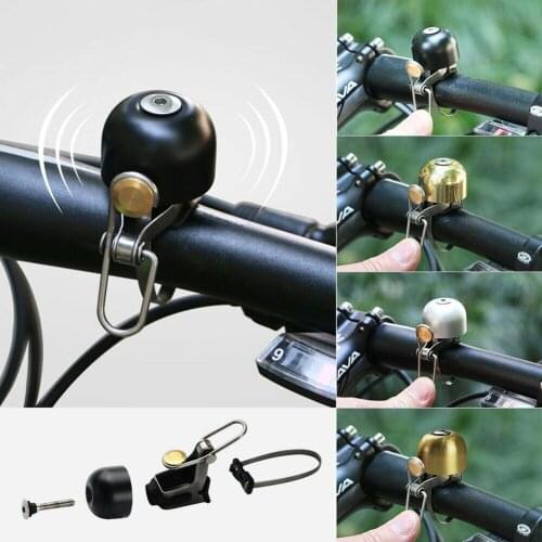 Retro Copper Bicycle Cycling Bell Alarm Handlebar Rings Horn Bike Accessories Replacement Parts