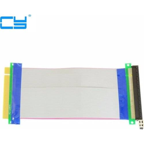 Riser pcie PCI-E pci Express 16x Riser card 16x 16x Male to Female Extender Card Ribbon Cable adapter converter 20cm