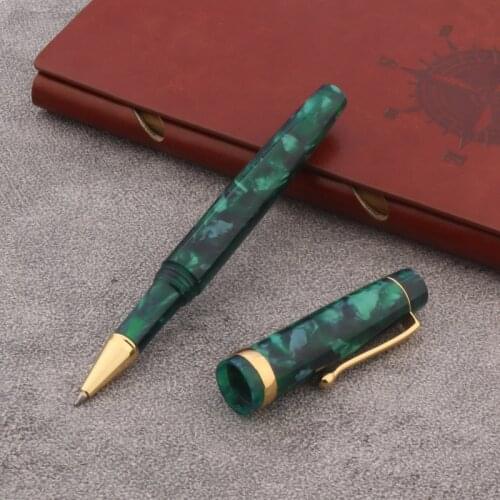 Luxury Office Classical Eagle Sculpture Golden Trim 0.5MM Black Refill Metal Gift Rollerball Pen