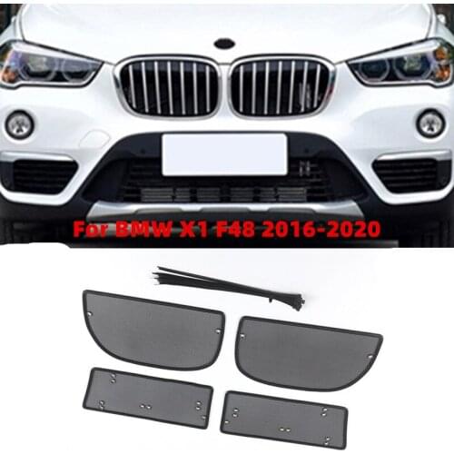 For BMW X1 F48 2016 2017 2018 2019 2020 Accessories Car Insect Screening Mesh Front Grille Insert Net Trim Car Network Cover