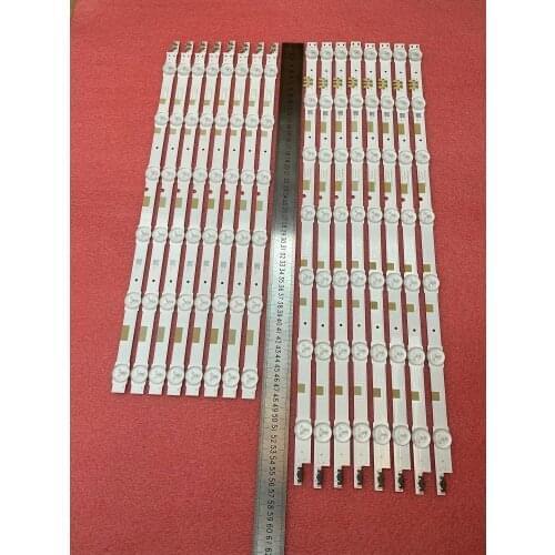 16pcs LED backlight strip for Samsung UE50JU6872U UE50JU6875 UE50JS7200U UE50JU6850U UE50JU6800 UN50JS7000 BN96-38480A 38479A