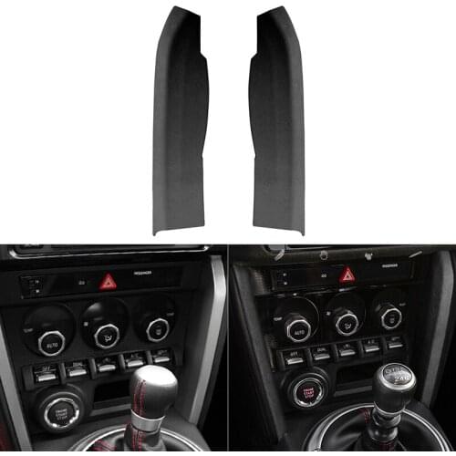 Suede Wrap Car Centrol Control Decoration Strips Stickers ABS Trim Cover for Subaru BRZ for Toyota 86 2013-2020 Auto Accessories