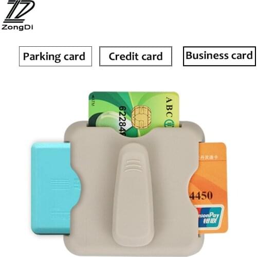 ZD 1X Car visor panel card clip Multi-function Storage For Skoda octavia superb Hyundai solaris ix35 Mazda 3 6 cx-5 Accessories