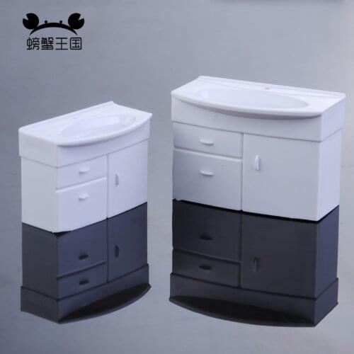 5pcs 1:25 1:30 Scale Dollhouse mini Furniture Miniature Doll accessories Plastic Hand cabinet