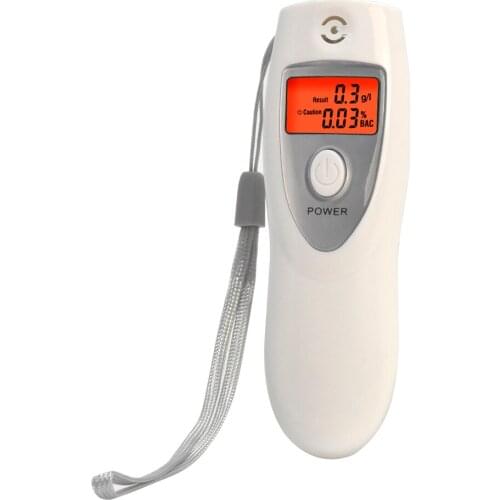 5pcs/ Professional Digital Detector White bright red screen Breathalyzer Portable Key Chain Alcohol Analyzer Breathlyser