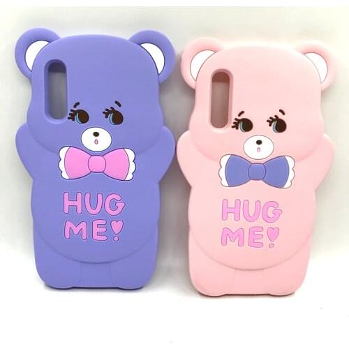 Case For Samsung Galaxy A50 2019 Coque Cute 3D Cartoon Bear Soft Silicone Phone Back Cover For Samsung A50 Fundas A505F SM-A505