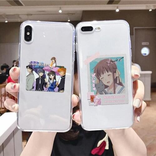 Fruits Basket sohma soma kyo Phone Case For Xiaomi Redmi Note 7 7A 8 8T 9 9A 9S 10 K30 Pro Ultra transparent 3D Etui painting