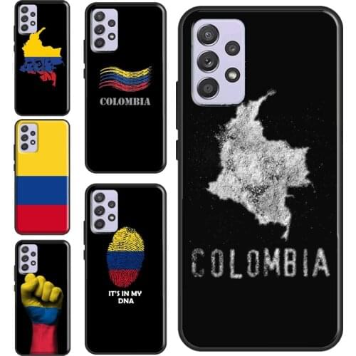 Colombia Flag Case For Samsung A21S A20e A10 A20 A30 S A50 A70 A31 A41 A51 A71 A12 A52 A72 A32 TPU Capa