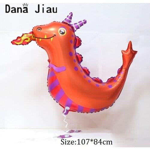 DanaJiau walking dinosaur duck Foil Balloons Animals Inflatable Air Balloon for Birthday Party decoration Children Toys air ball
