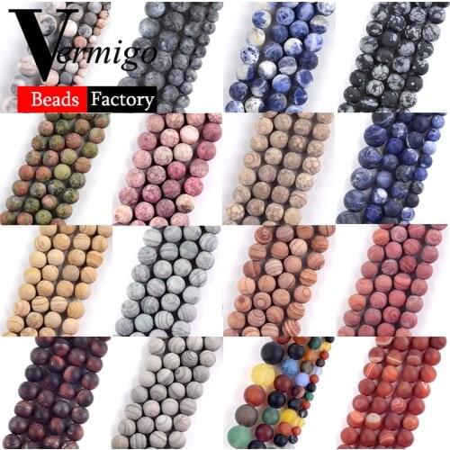 Natural Mix Stone Dull Polished Crystal Agates Tiger Eye Round Spacer Beads For Jewelry Making 4-12mm Diy Necklace Bracelet 15