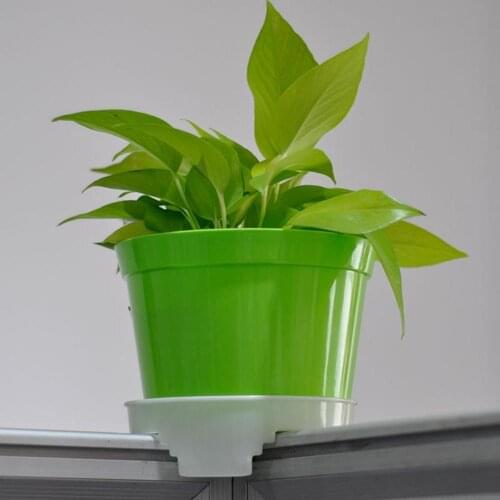 Office Station Thickened Cross T Type Flower Pot Tray Small Bonsai Holder Rack Garden Pot Trays Decoration
