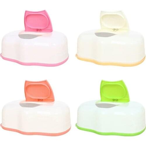 Wet Tissue Box Plastic Automatic Case Real Tissue Case Baby Wipes Press Pop-up Design Home Tissue Holder Accessories