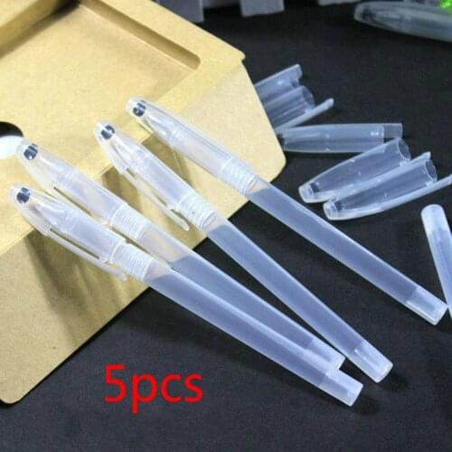 5pcs Gel Pen Shell Ballpoint Pen Shell Transparent Pen Cover Clear Pen Cover