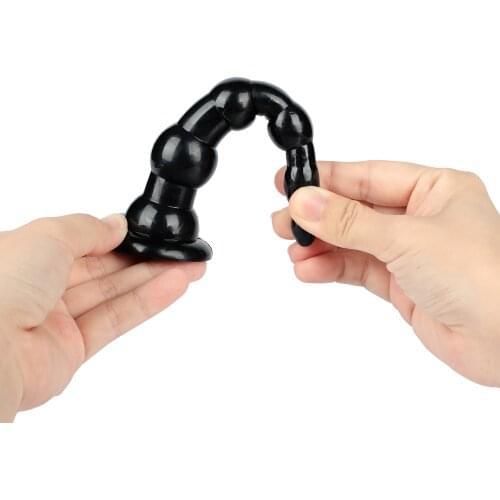 Soft Silicone Anal Plug Prostate Massager G spot Stimulator Long Butt Plugs Anal Sex Toys for Woman Men Gay Adults Masturbation