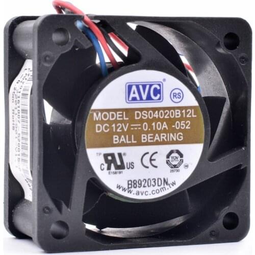 Original DS04020B12L 4020 4CM 40x40x20mm 40mm fan 12V 0.10A double ball north and south bridge switch cooling fan