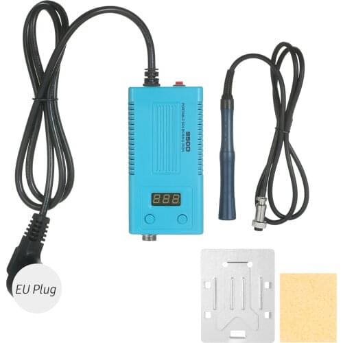 50W Soldering Station with Digital 180 to 450℃ Adjustable Temperature Mini Handheld Soldering Iron Kit ℃/ ℉ Switchable